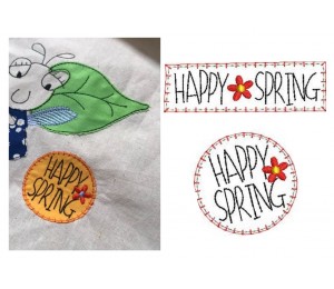 Stickdatei - Lily's Happy Spring Patches